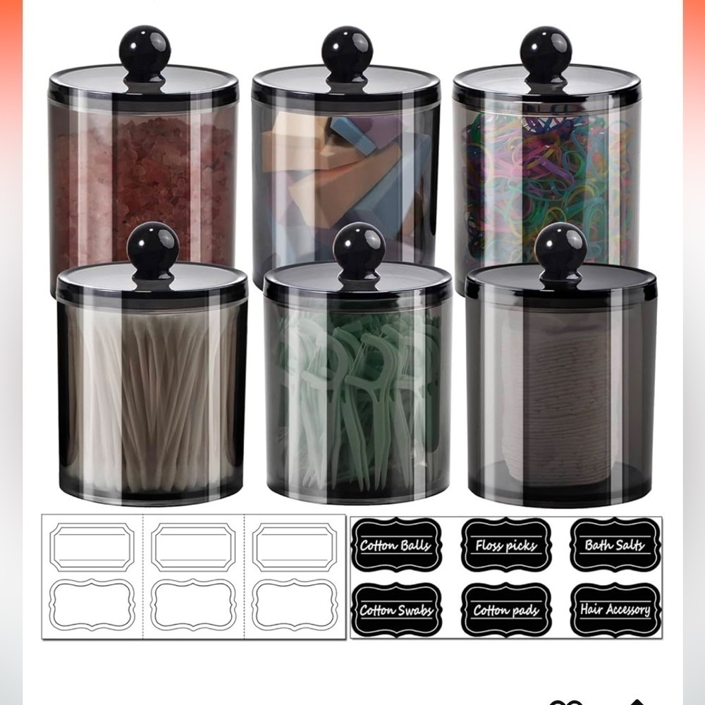 6 pack apothecary jars
5075